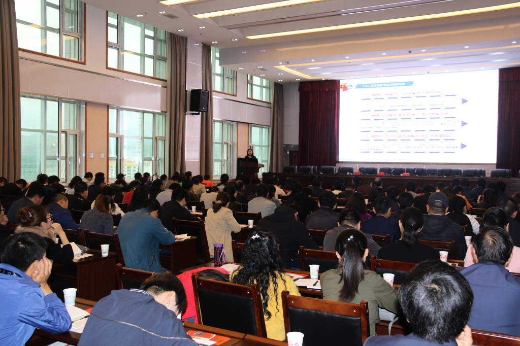 甘南州电子政务工作培训会场